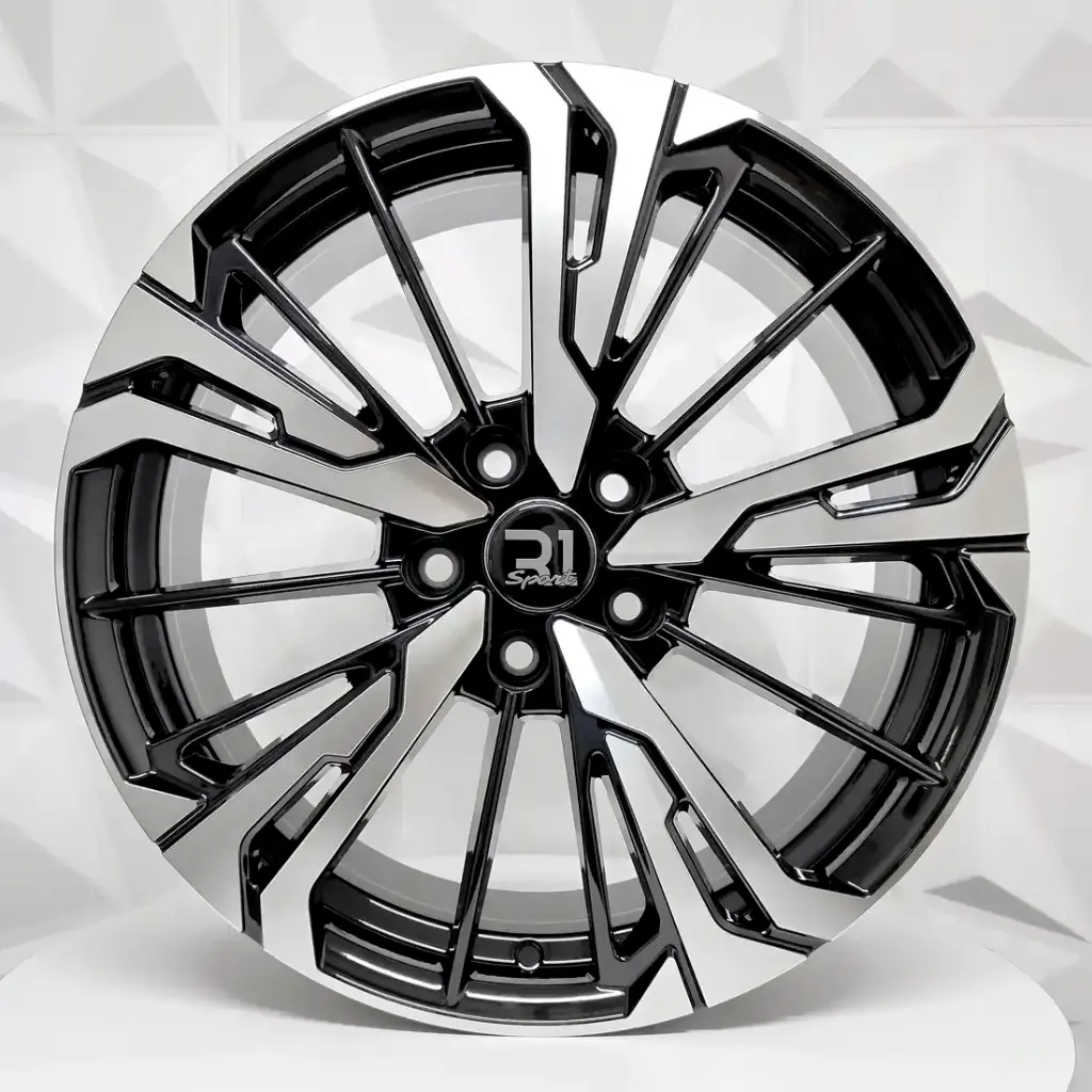 RIN 18X7.5 5-114.3 R1 SPORT 1025 MACHINE BLACK ET35 CB60.1 