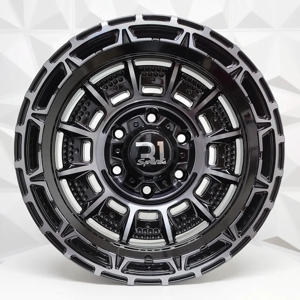 RIN 16X8 6-139.7 R1 SPORT RGW8878 MATT BLACK+BLACK COATING ET0 CB110 