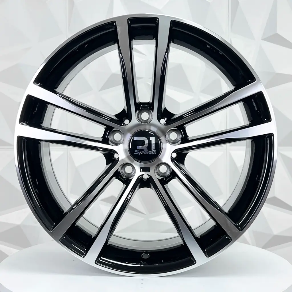 RIN 18X9 5-120 R1 SPORT 8916R GLOSS BLACK MACHINED ET35 CB72.6