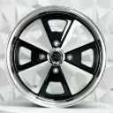 RIN 17X7 4-130 R1 SPORT L455 BLACK MF ML ET40 CB73.1