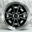 RIN 15X5 4-130 R1 SPORT VC867 BLACK MACHINE FACE ET25 CB80.9