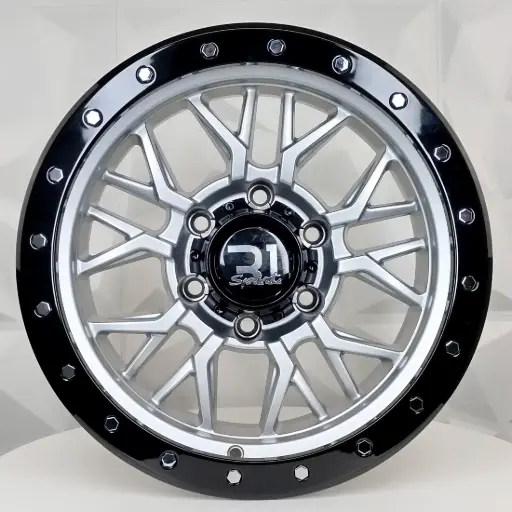 [167574] RIN 16X8 6-139.7 R1 SPORT LP125 GREY+BLACK LIP CHROME RIVETS ET-10 CB110