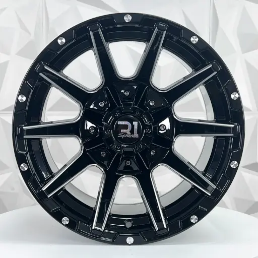 [153501] RIN 15X10 6-139.7 R1 SPORT 1031 BLACK MILLING ET-44 CB110.5 