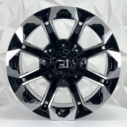 [153510] RIN 15X8 6-114.3 R1 SPORT 2030 BLACK MACHINE FACE ET0 CB66.1 