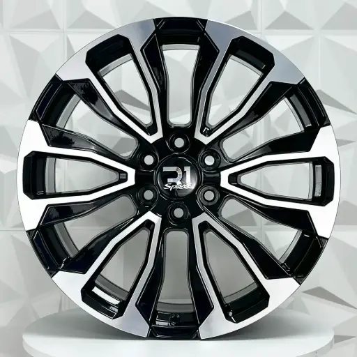 [FF228533] RIN 22X9 6-139.7 R1 SPORT TYH73 BLACK MACHINE FACE ET28 CB78.1